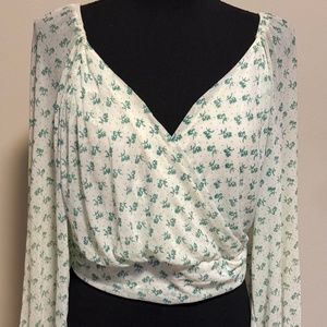 Free People Peasant Style Blouse